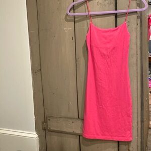 Pink Zara dress